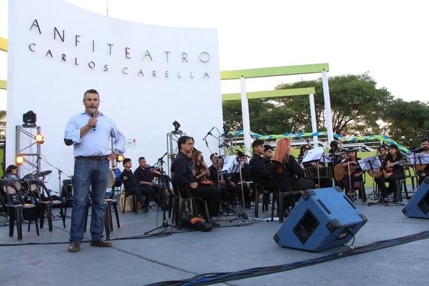 Orquesta Infanto juveniles en el Parque de la Ciudad