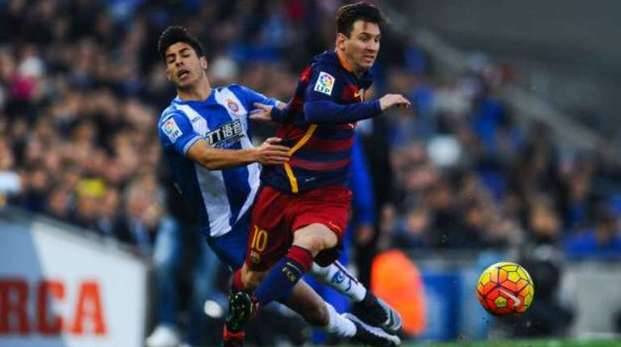 Barcelona, con Messi y Mascherano, goleó al Espanyol