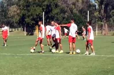 Con la presencia de Verón, el plantel se entrenó en City Bell