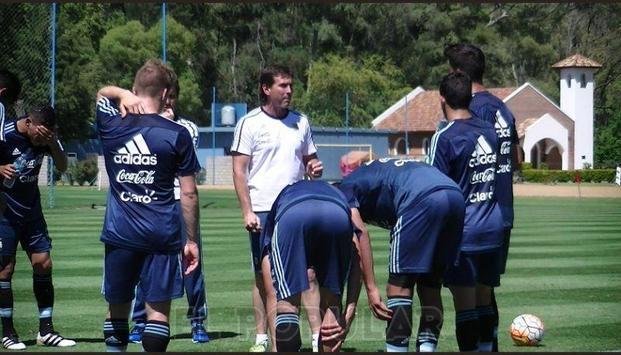 Con tres pinchas, el Sub 20 se entrena en Ezeiza