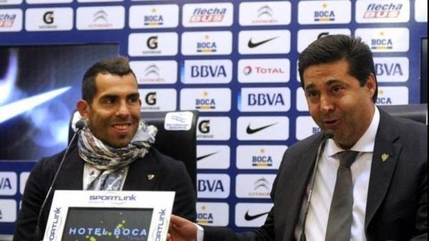 Angelici hace planes para Boca por si Tevez decide aceptar la oferta de los chinos