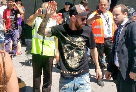 Messi arribó a Rosario para pasar las Fiestas con su familia