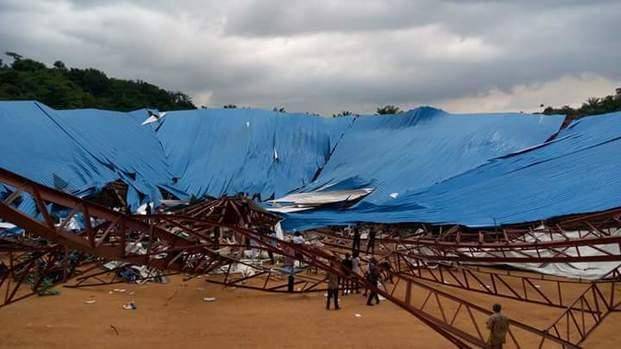 Trágico derrumbe del techo de una iglesia en Nigeria