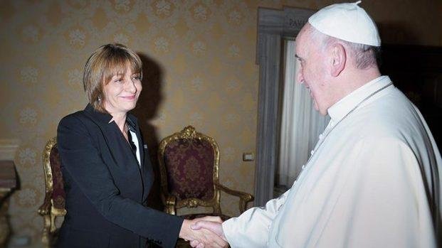 El Papa Francisco recibió a la procuradora Gils Carbó
