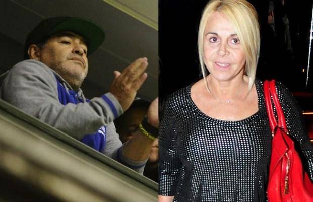 Maradona estalló contra Claudia porque
usó su palco de la Bombonera