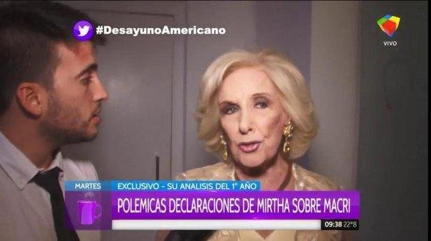 Mirtha Legrand le puso nota a la gestión de Macri y pidió un “poquito de demagogia”