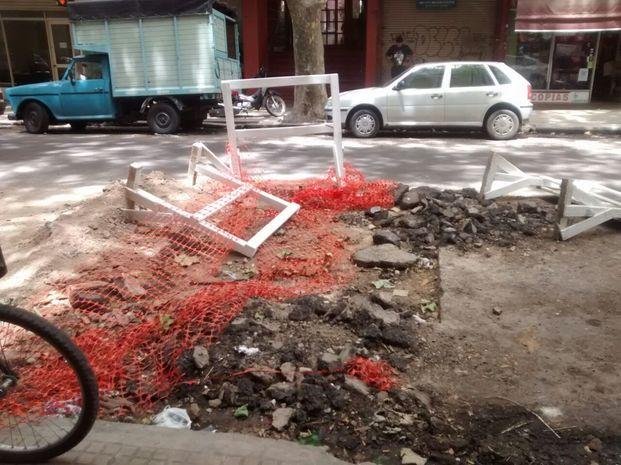 Complicaciones en 56, 9 y 10 por una obra inconclusa