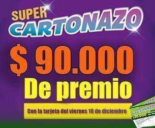 Controlá tu Cartonazo, $90 mil buscan dueño