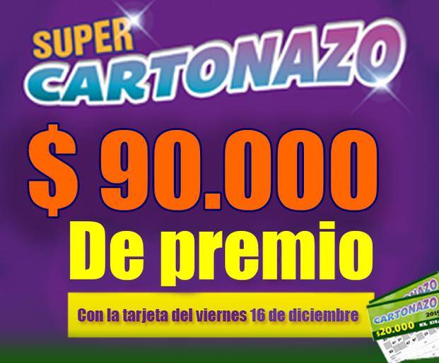 El Cartonazo quedó vacante y se viene un súper pozo de $90.000