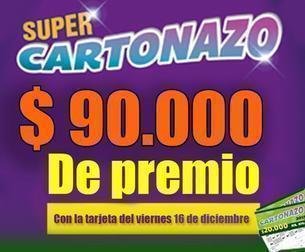 Se define El Cartonazo de $90.000
