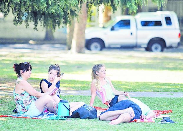 Un sábado con calor agobiante
