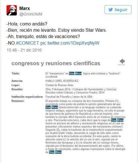 Una polémica entre Star Wars y Billiken