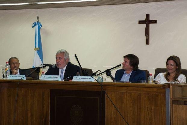 Conferencia de Conte Grand en Morón sobre límites a la violencia