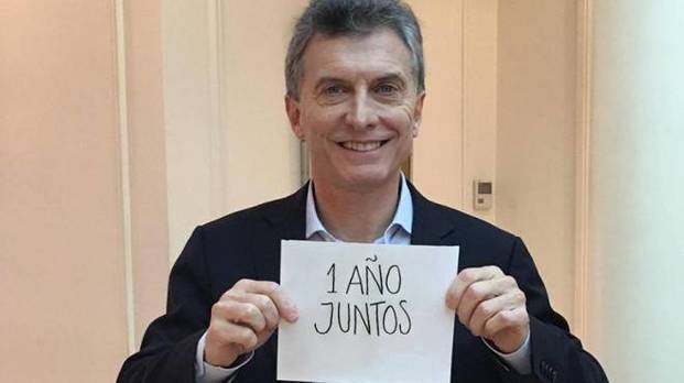 Macri sólo lleva un año