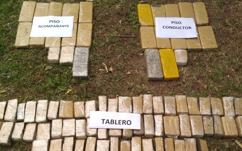 Venían a la Provincia con más de 100 kilos de marihuana: detenidos