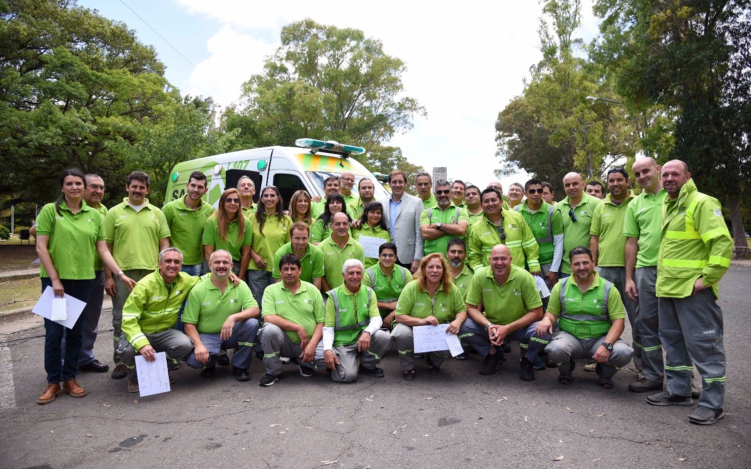 Reconocieron a profesionales del SAME LA Plata por el Día del Médico 
