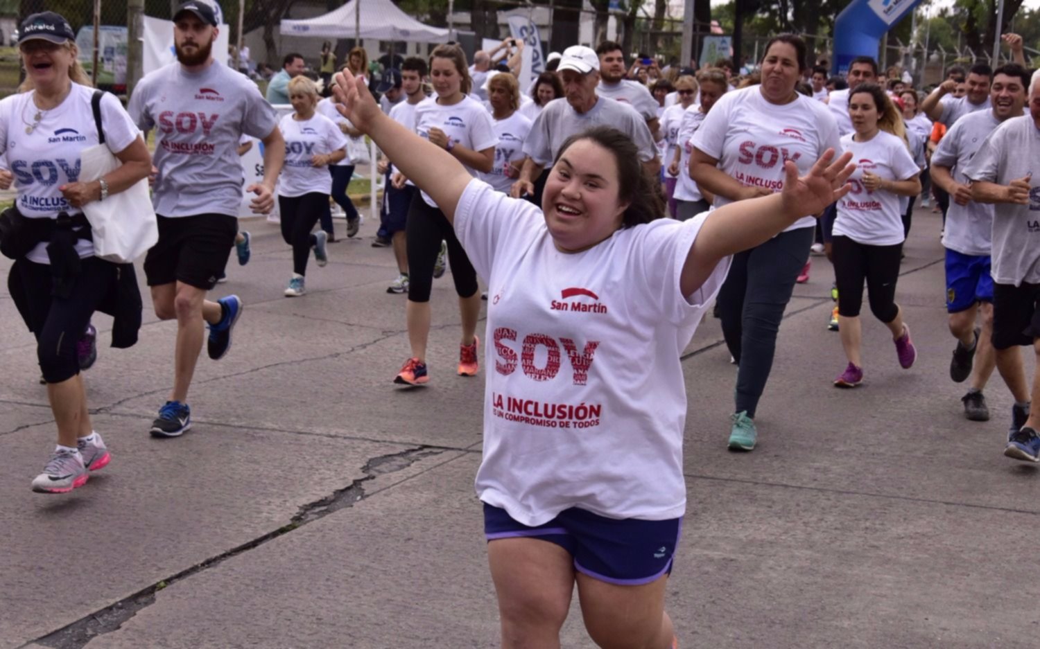 Con una maratón en el Parque Yrigoyen, San Martín cerró la Semana de la Inclusión