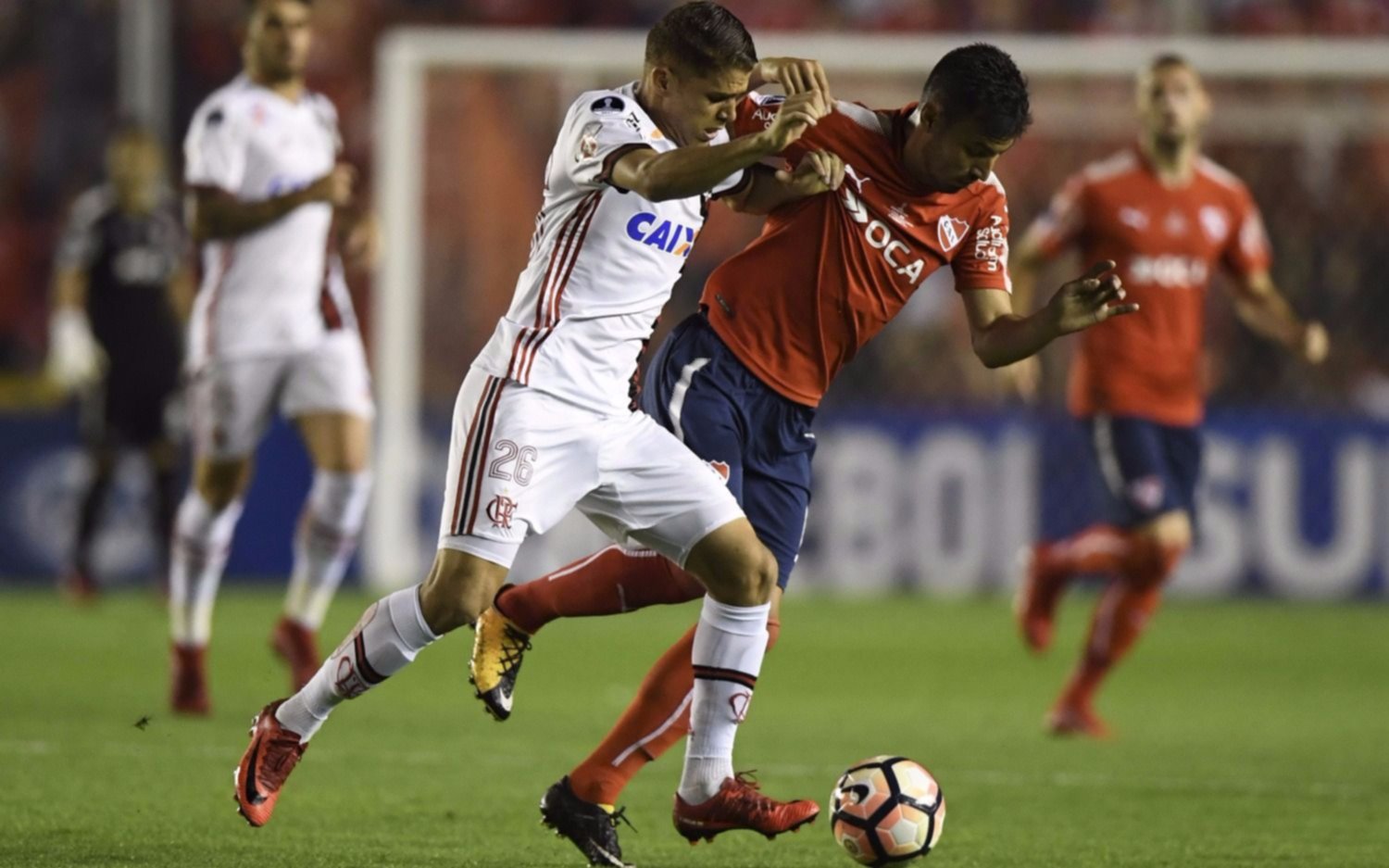 Copa Sudamericana: Independiente venció a Flamengo en el primer choque de la final