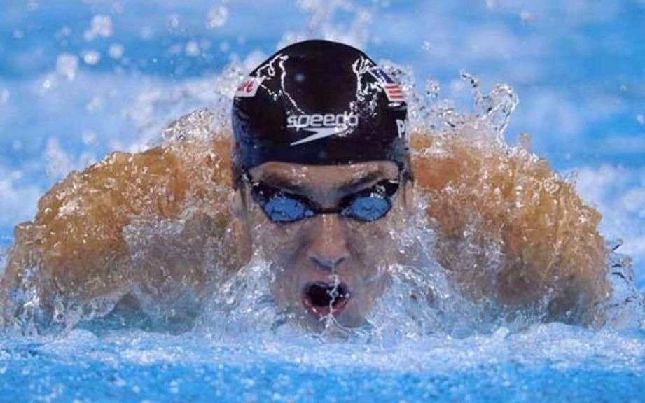 Michael Phelps visitó Argentina y se exhibió en un entrenamiento abierto