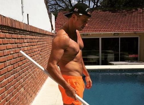 Sergio Lapegüe, el “lomazo” del piletero de la familia