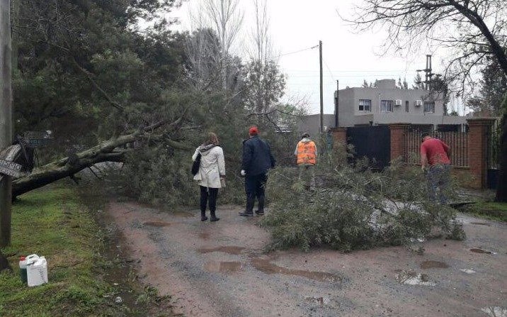 El temporal se cobró dos víctimas fatales en Luján