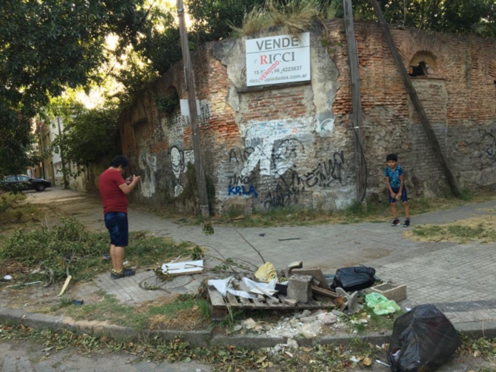 Un basural en plena calle provoca la invasión de ratas