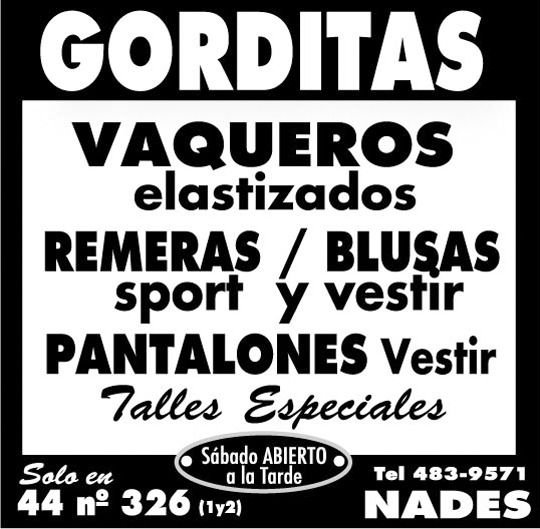 Todo lo que buscas en talles grandes está en Casa Nades