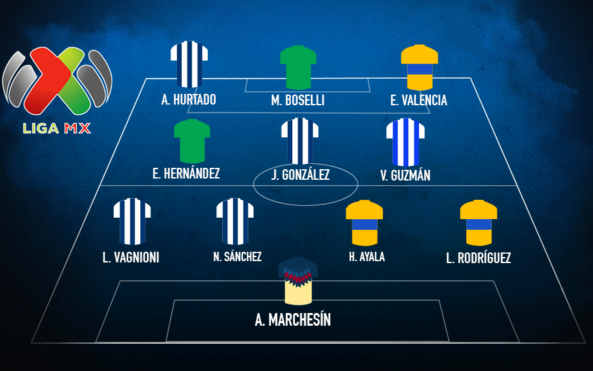 Un ex pincha, en el equipo ideal de la liga de México