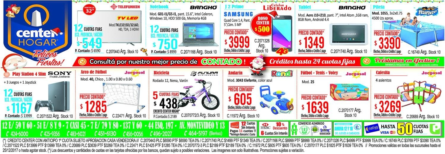 Viví las fiestas con Center Hogar