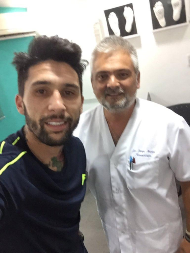 El Pata Castro se recupera de su lesión en nuestra Ciudad