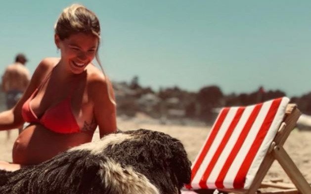Vicuña, la "China" Suárez y su pancita descansan en Chile