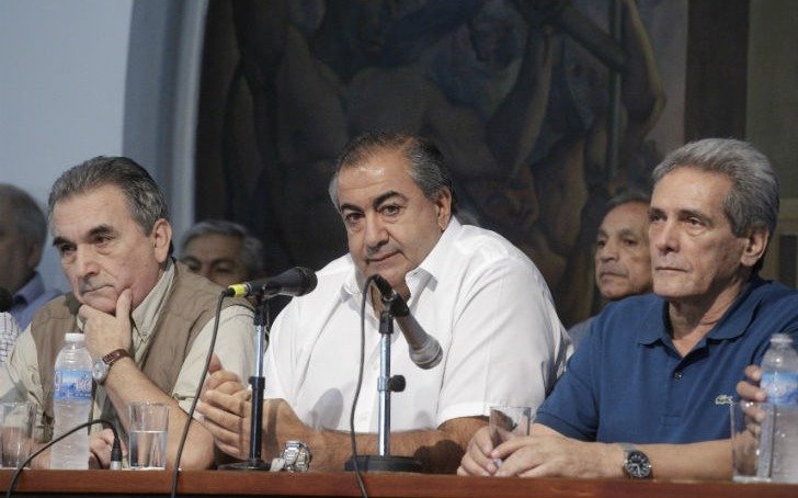 El dirigente bancario Palazzo dijo que la CGT "está dividida"