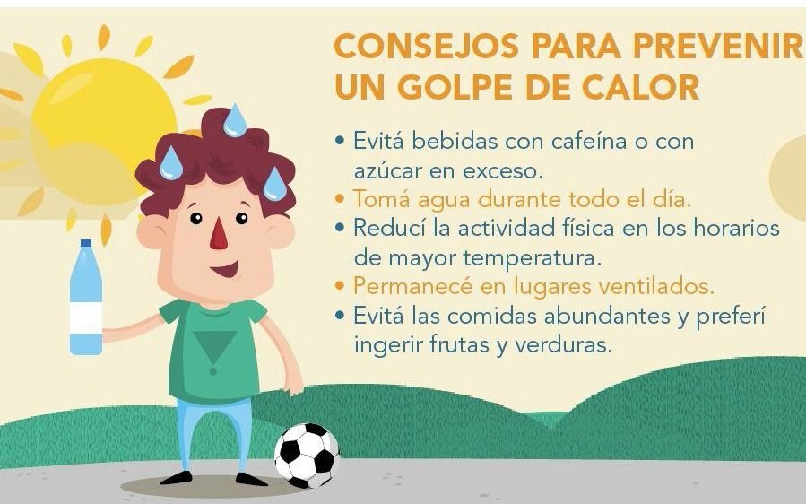 Recomendaciones para evitar el golpe de calor
