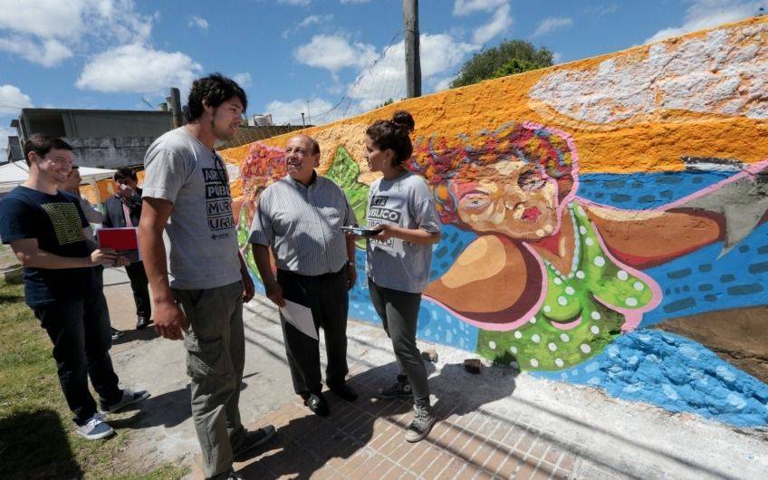 Las paredes de Berazategui se pintan de colores