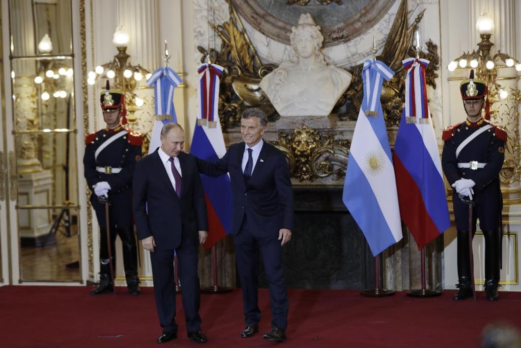 Macri destacó ante Putin que el país es un proveedor confiable de alimentos