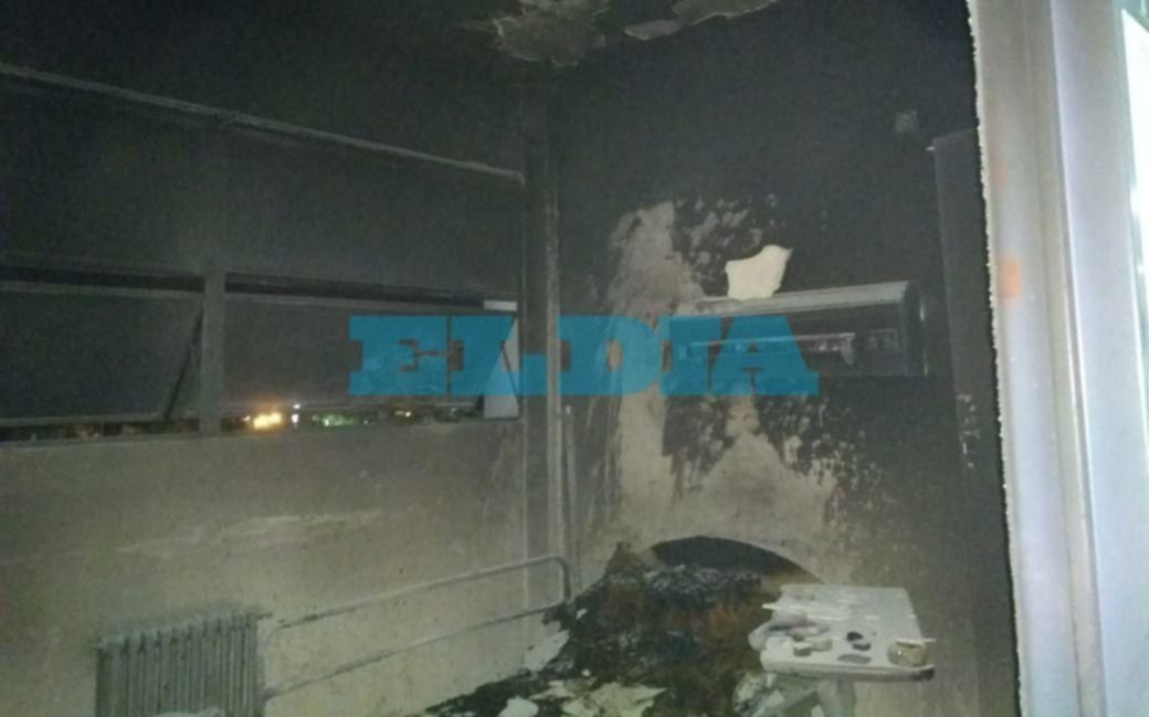 Fuego, susto y tensión en el Hospital de Gonnet: se incendió una habitación