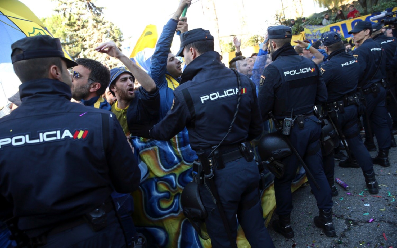 Es el operativo policial más grande para un partido de fútbol en Madrid