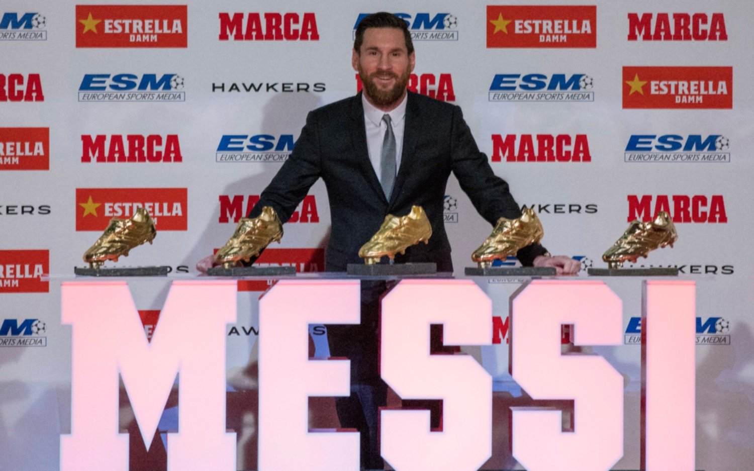 Messi recibió su quinta Bota de Oro