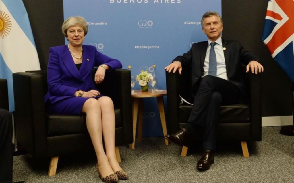 Malvinas: la primer ministra británica dijo que la soberanía de las Islas "no está para ser discutida"