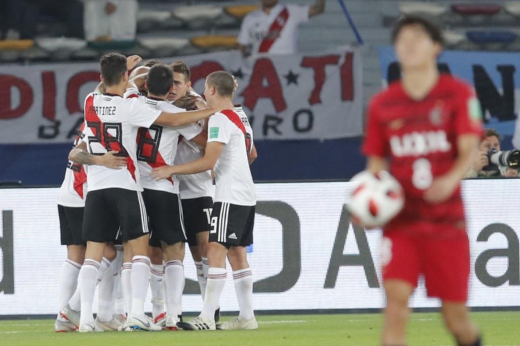 River goleó al Kashima japonés y se subió al podio del Mundial de Clubes