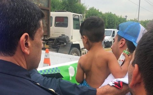 Tras ser hallado en Solano, Kimey fue trasladado a La Plata para recibir atención médica