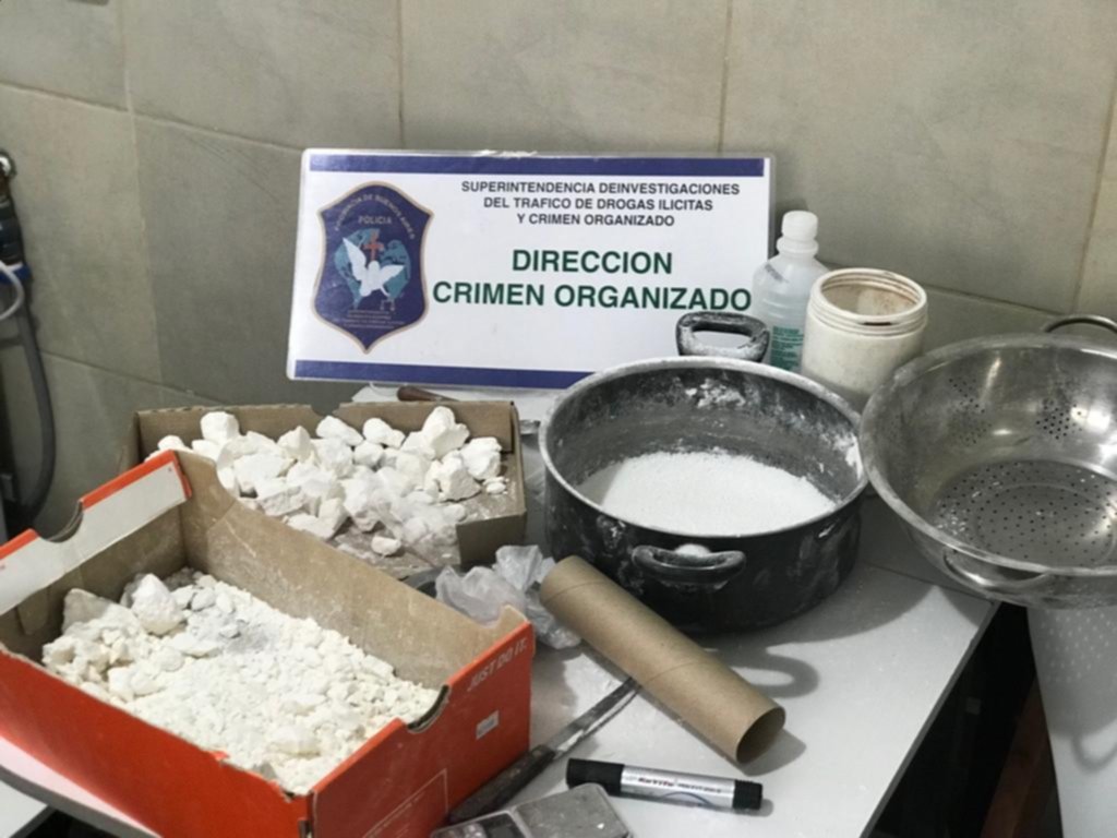 Los alcances de la banda que montó una cocina de droga a 15 cuadras de la Gobernación