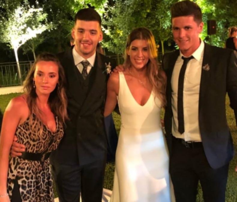 Rulli festejó su casamiento con una mega fiesta y la presencia de varios ex jugadores albirrojos