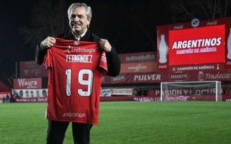 Alberto Fernández: "No voy a la cancha de Argentinos por cábala"