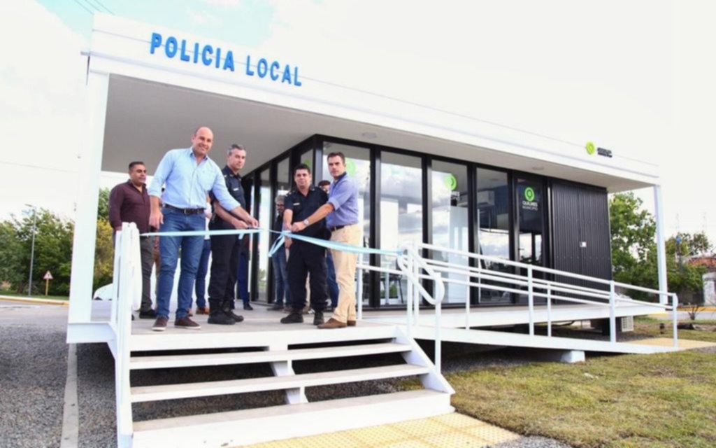 Inauguran un destacamento policial en la bajada de la autopista