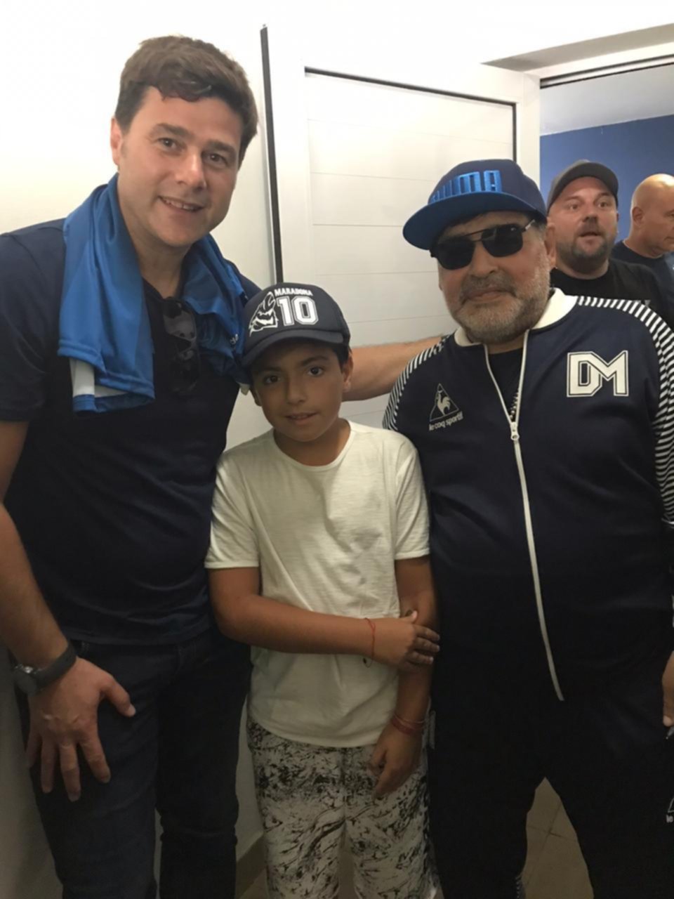 Pochettino cumplió y estuvo en el Bosque con Maradona