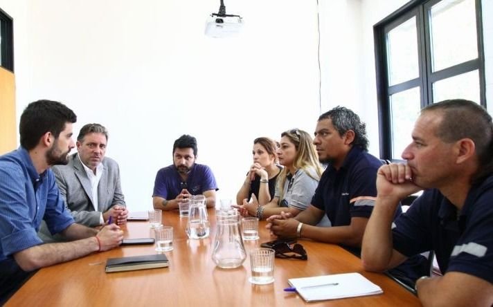 Funcionarios recibieron a trabajadores de Kimberly Clark