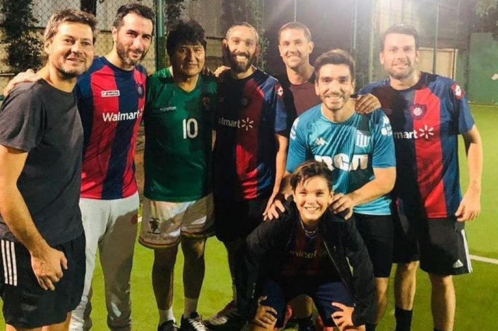 Evo agradeció a los Fernández el recibimiento en Argentina