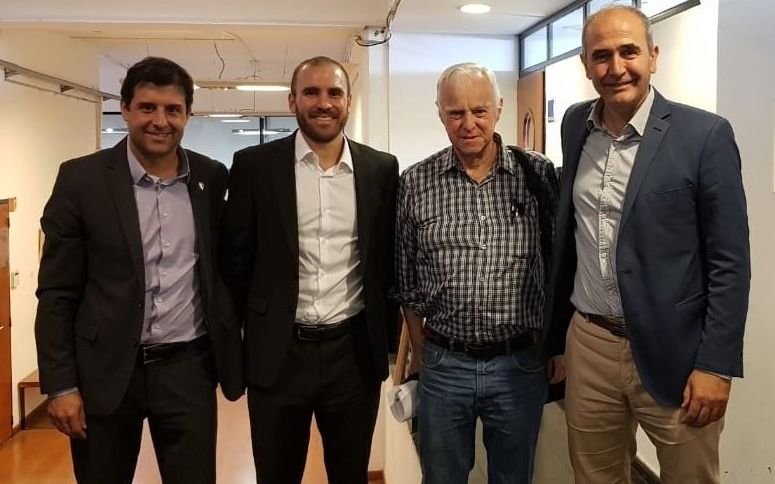 El ministro de Economía Martín Guzmán, de visita en La Plata, su ciudad natal