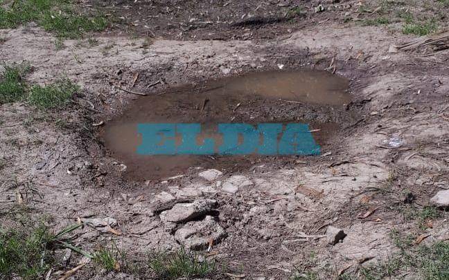 Calles en mal estado en Ignacio Correas